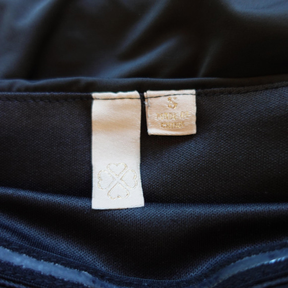 Y2K Top Small Black Strapless Asymmetric Ruffle Fairy Grunge Whimsigoth Witchy - Picture 10 of 11